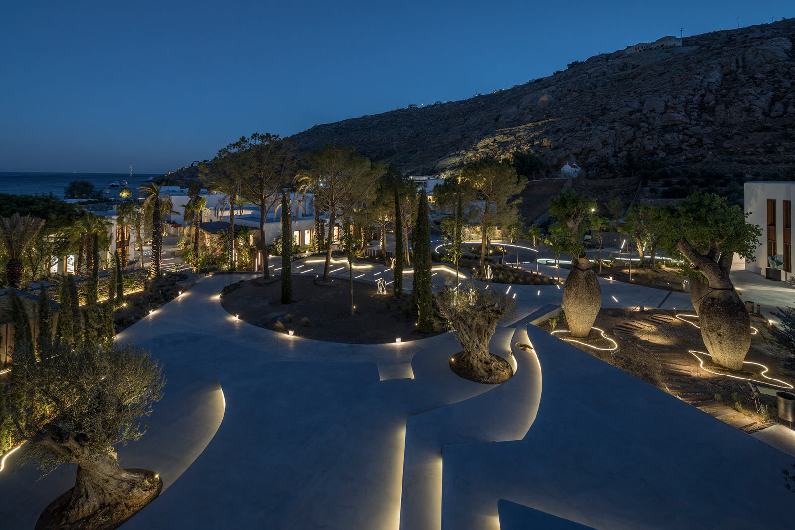 Our projects: Nammos Village, Mykonos - Greece, Linea Light Group