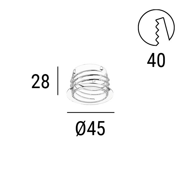 CONTROCASSA RASO 6W