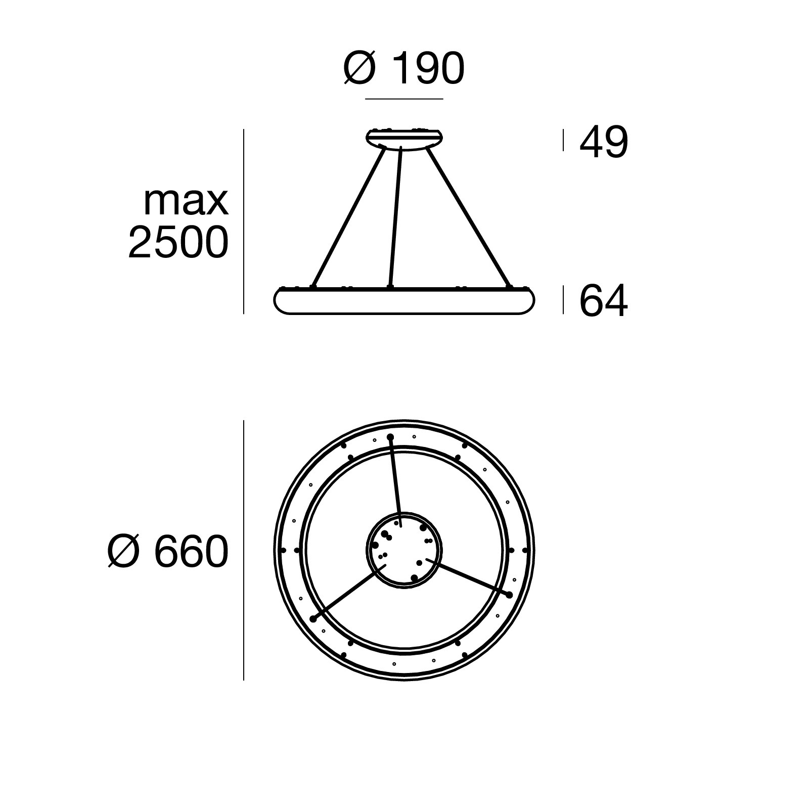 POLO SOSP.DALI 31W D660