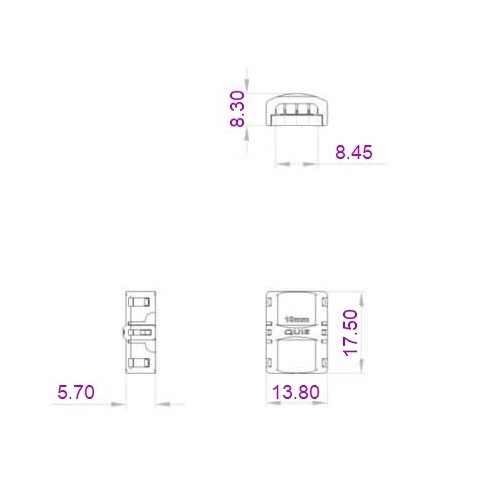 CONN.STRIP-STRIP 10MM 5POLI IP20