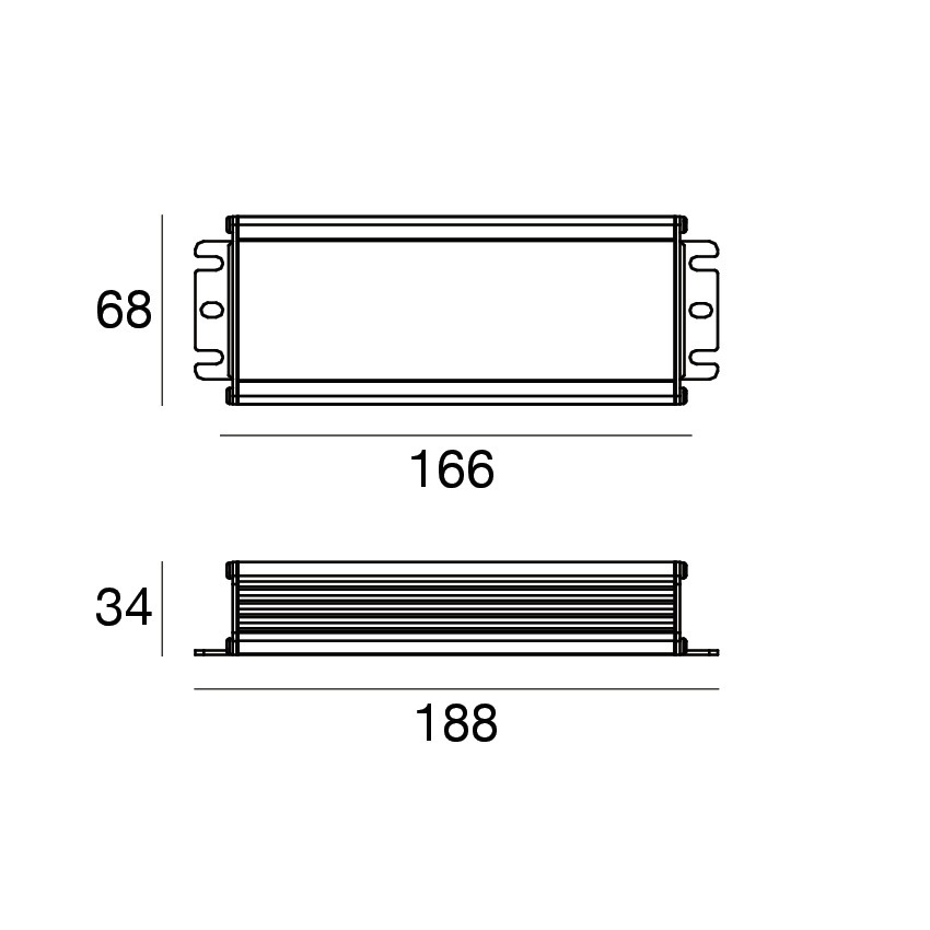 DRIVER CV 240W 24V DA2/PUSH