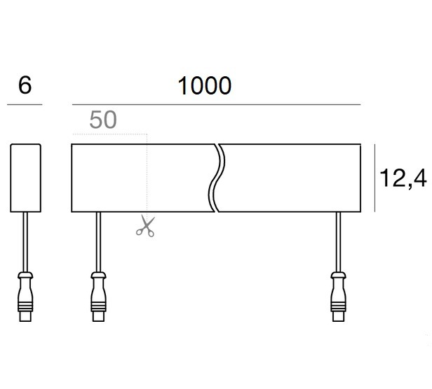 LED Strip - Rubber 2D_Mini - 82148 | Linea Light Group