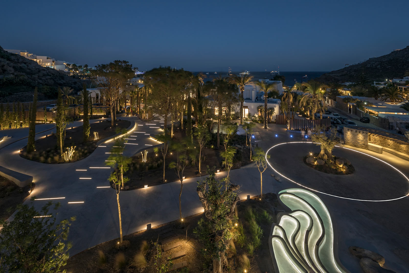 Our projects: Nammos Village, Mykonos - Greece, Linea Light Group